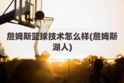 詹姆斯篮球技术怎么样(詹姆斯湖人)