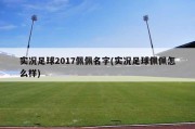 实况足球2017佩佩名字(实况足球佩佩怎么样)