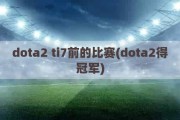 dota2 ti7前的比赛(dota2得冠军)