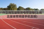 f1上海五星体育电视直播(上海五星体育频道手机直播)