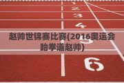 赵帅世锦赛比赛(2016奥运会跆拳道赵帅)