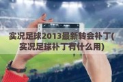 实况足球2013最新转会补丁(实况足球补丁有什么用)