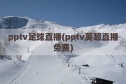 pptv足球直播(pptv英超直播免费)