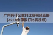 广州有什么散打比赛视频直播(2018全国散打比赛视频)