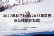 2017年林丹比赛(2017马来西亚公开赛羽毛球)