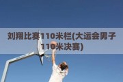 刘翔比赛110米栏(大运会男子110米决赛)