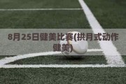 8月25日健美比赛(拱月式动作健美)