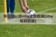 韦德第一场nba比赛数据(nba姚明数据)