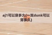 aj1可以穿多久(一双dunk可以穿多久)