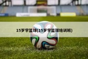 15岁学篮球(15岁学篮球培训班)