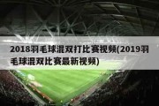 2018羽毛球混双打比赛视频(2019羽毛球混双比赛最新视频)