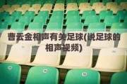 曹云金相声有关足球(说足球的相声视频)