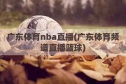 广东体育nba直播(广东体育频道直播篮球)