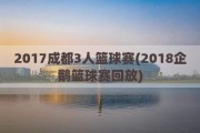 2017成都3人篮球赛(2018企鹅篮球赛回放)