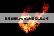 篮球美国队2017(篮球美国队输过吗)