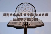 湖南省中学生篮球赛(参加省级篮球中学生比赛)