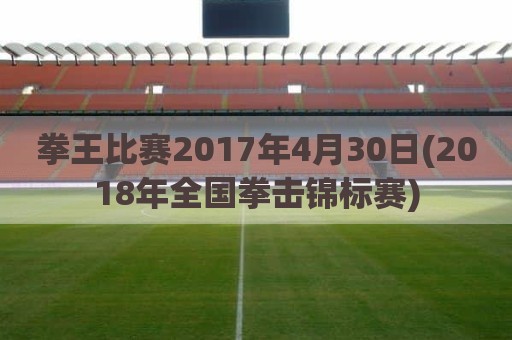 拳王比赛2017年4月30日(2018年全国拳击锦标赛)