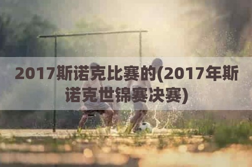 2017斯诺克比赛的(2017年斯诺克世锦赛决赛)