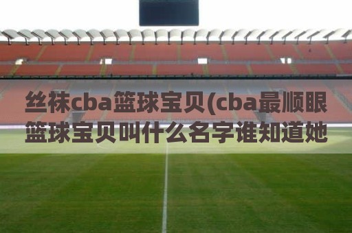 丝袜cba篮球宝贝(cba最顺眼篮球宝贝叫什么名字谁知道她的个人资料)