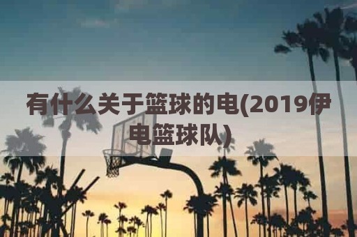 有什么关于篮球的电(2019伊电篮球队)