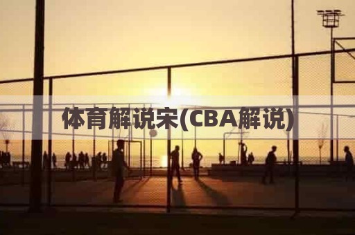 体育解说宋(CBA解说)