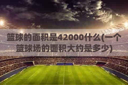 篮球的面积是42000什么(一个篮球场的面积大约是多少)